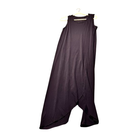 Frank and Eileen Womens Black Midi Tank Dress Sz Medium ? assymetrical - Picture 6 of 10